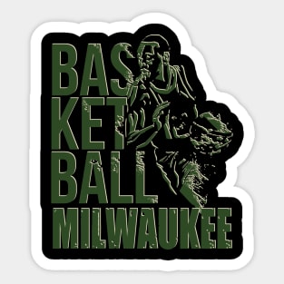 Milwaukee  basketball Sticker